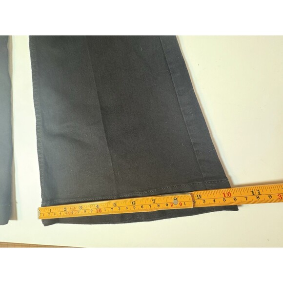 NWT  Mossimo Flare Premium Denim Jeans Women’s Black Mid Rise Trouser Size 8 - Picture 3 of 12